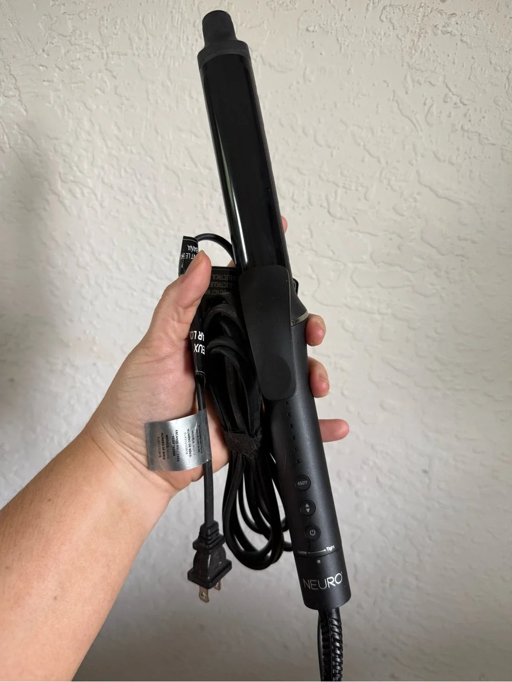 Neuro Hair Curling Iron - Black